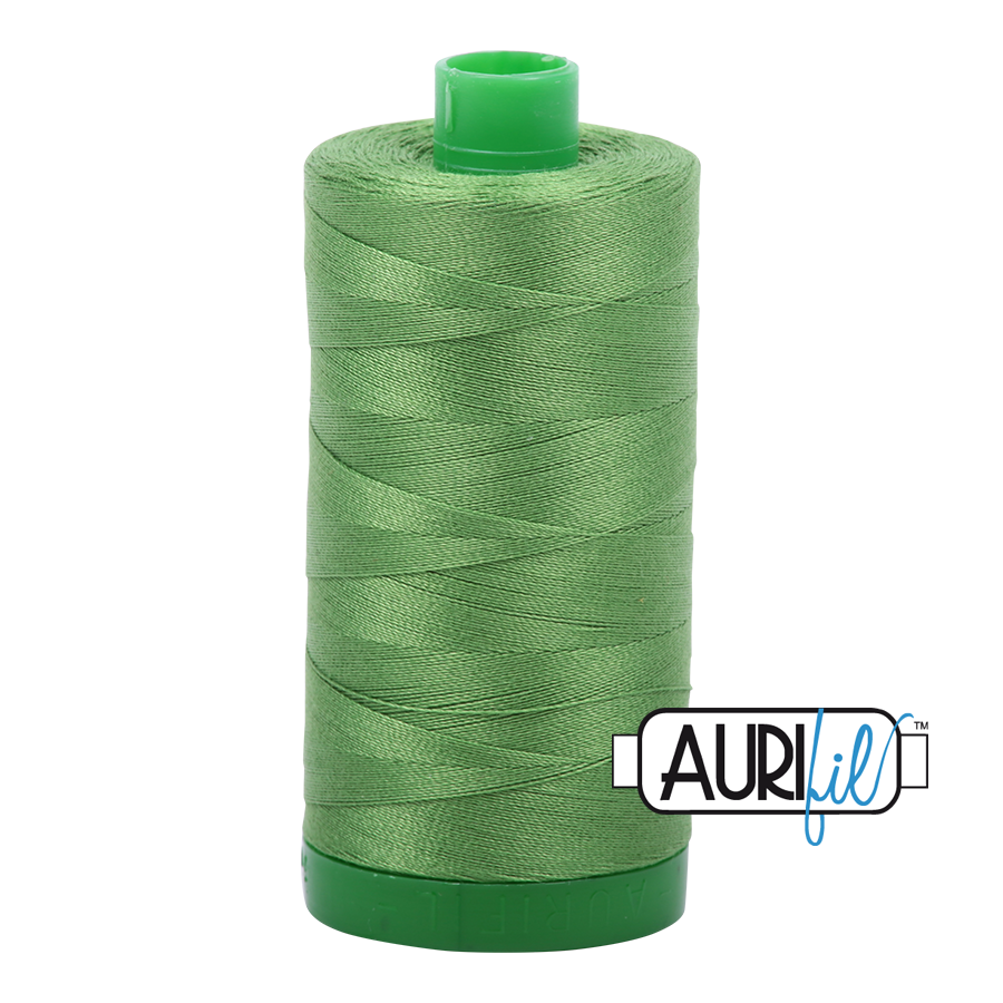 Aurifil 40 1114 Grass Green Large Spool 1000m