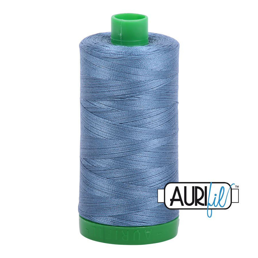 Aurifil 40 1126 Blue Grey Large Spool 1000m