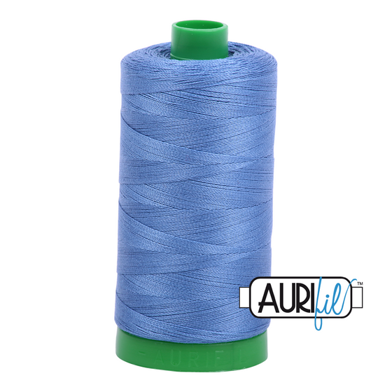 Aurifil 40 1128 Light Blue Violet Large Spool 1000m