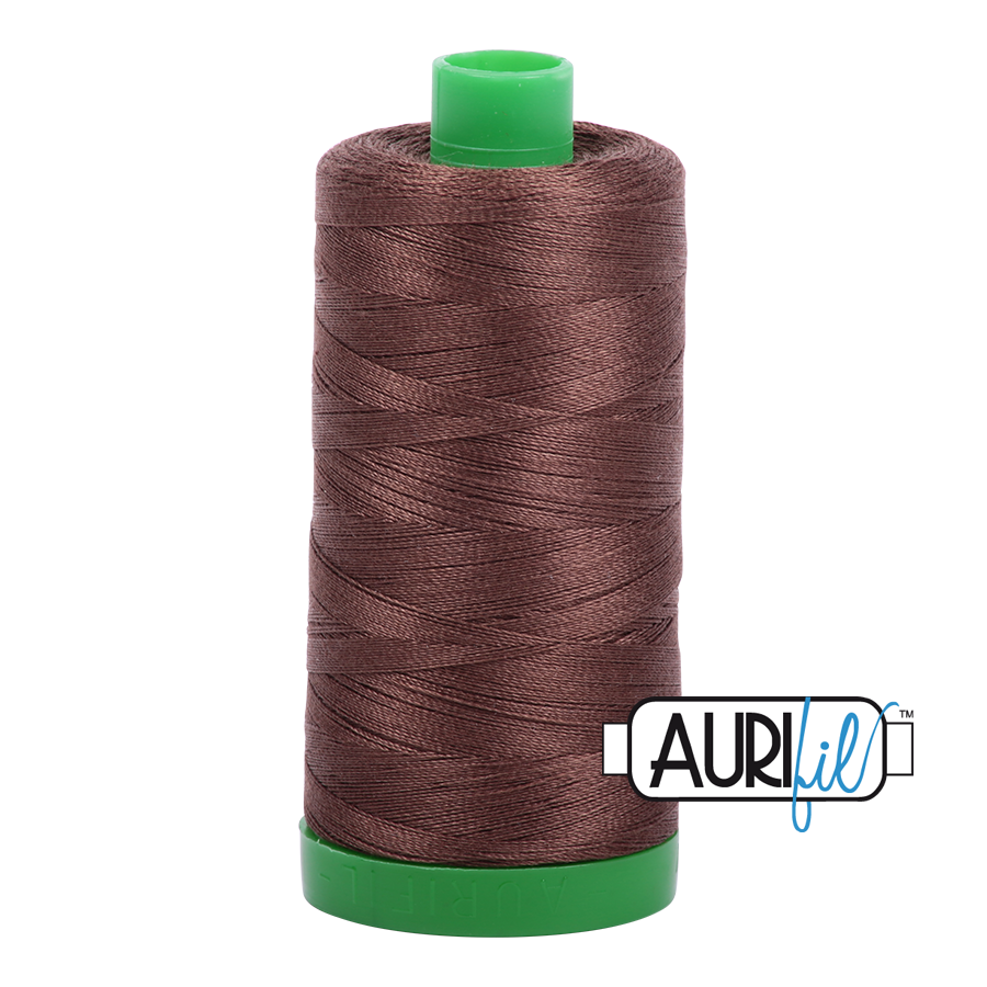 Aurifil 40 1285 Medium Bark Large Spool 1000m