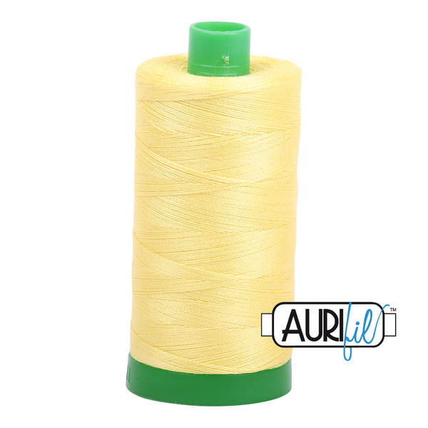 Aurifil 40 2115 Lemon Large Spool 1000m