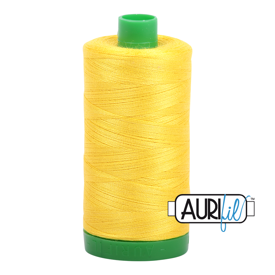 Aurifil 40 2120 Canary Large Spool 1000m