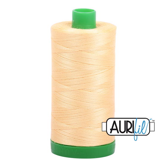 Aurifil 40 2130 Medium Butter Large Spool 1000m