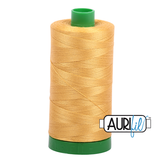 Aurifil 40 2132 Tarnished Gold Large Spool 1000m