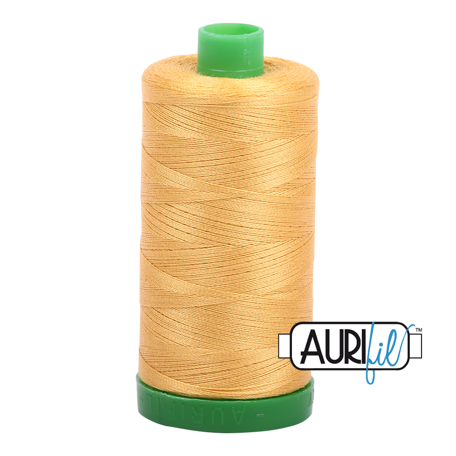 Aurifil 40 2134 Spun Gold Large Spool 1000m