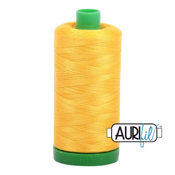 Aurifil 40 2135 Yellow Large Spool 1000m