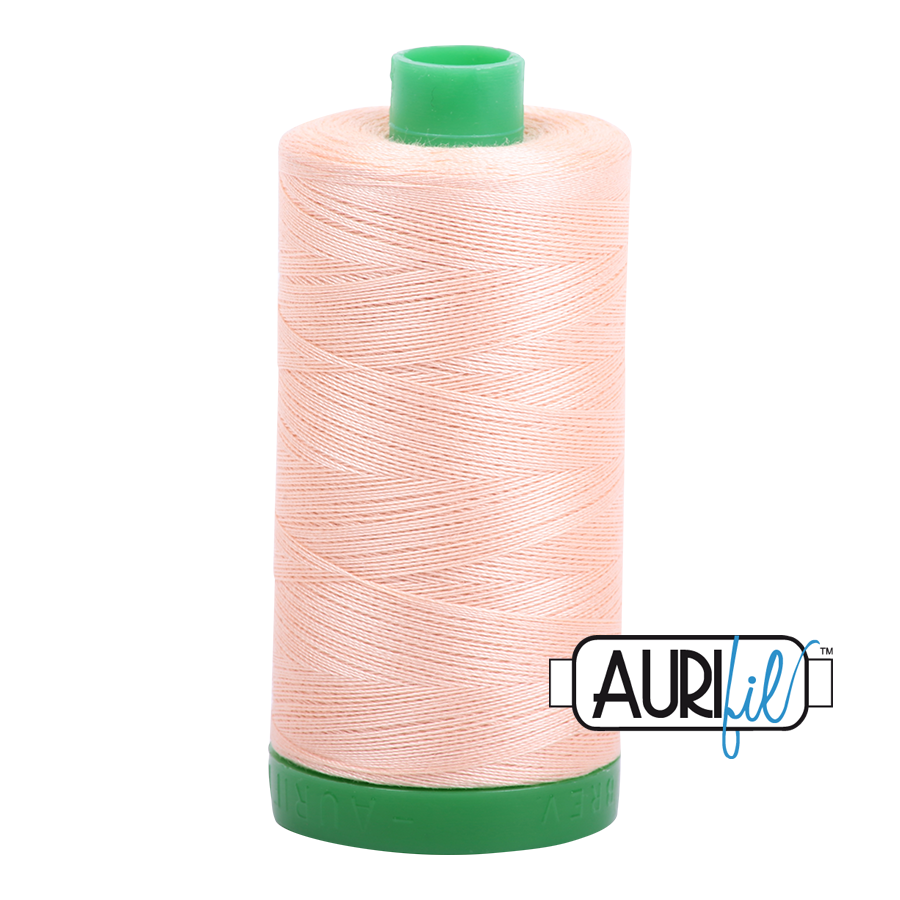 Aurifil 40 2205 Apricot Large Spool 1000m