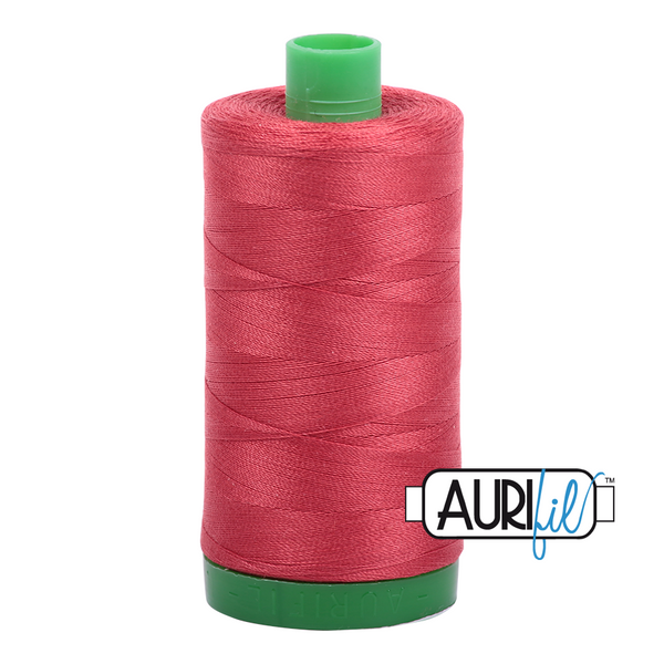 Aurifil 40 2230 Red Peony Large Spool 1000m