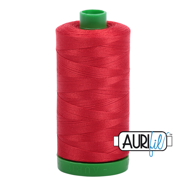 Aurifil 40 2265 Lobster Red Large Spool 1000m