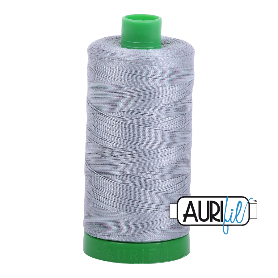 Aurifil 40 2610 Light Blue Grey Large Spool 1000m