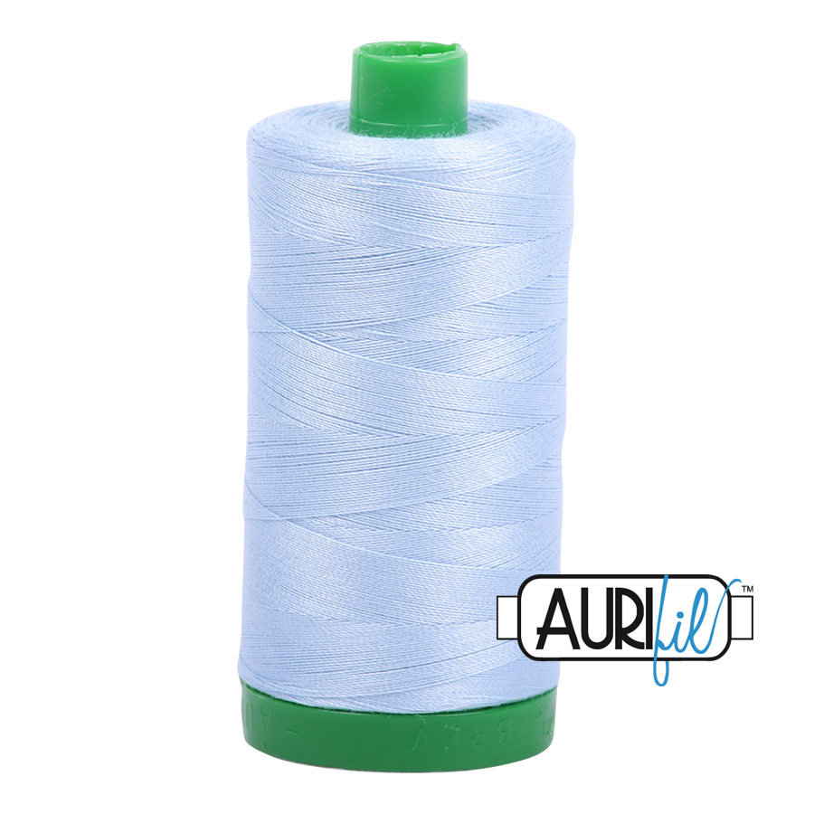 Aurifil 40 2710 Light Robins Egg Large Spool 1000m