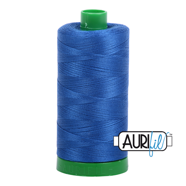 Aurifil 40 2735 Medium Blue Large Spool 1000m