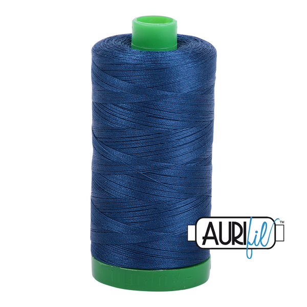 Aurifil 40 2783 Medium Delft Blue Large Spool 1000m