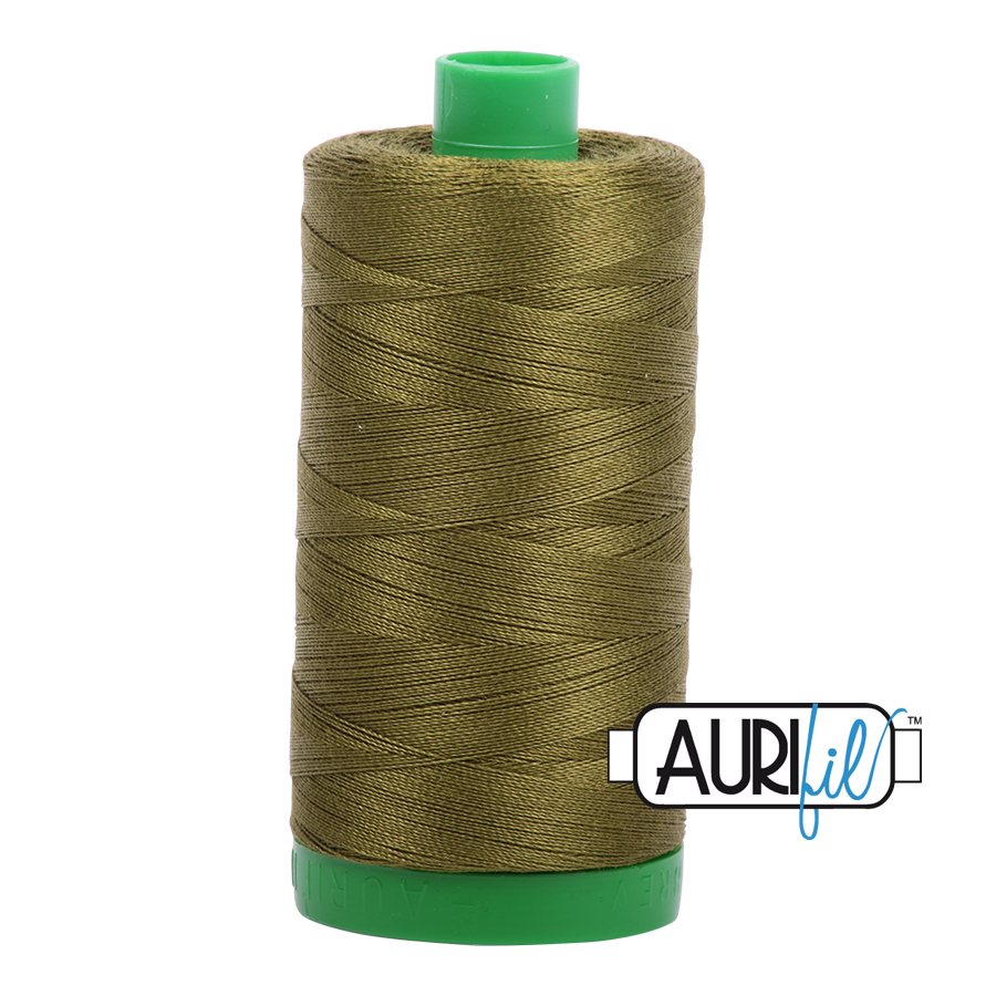 Aurifil 40 2887 Very Dark Olive Large Spool 1000m