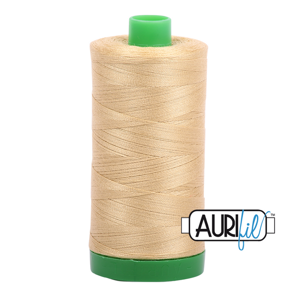 Aurifil 40 2915 Very Light Brass Large Spool 1000m