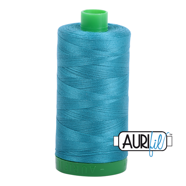 Aurifil 40 4182 Dark Turquoise Large Spool 1000m