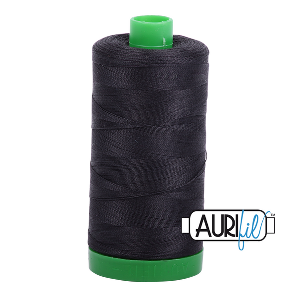 Aurifil 40 4241 Very Dark Grey Large Spool 1000m