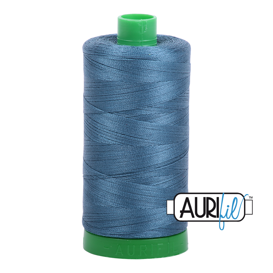 Aurifil 40 4644 Smoke Blue Large Spool 1000m