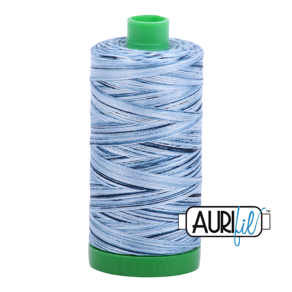 Aurifil 40 4669 Stonewash Blues Large Spool 1000m