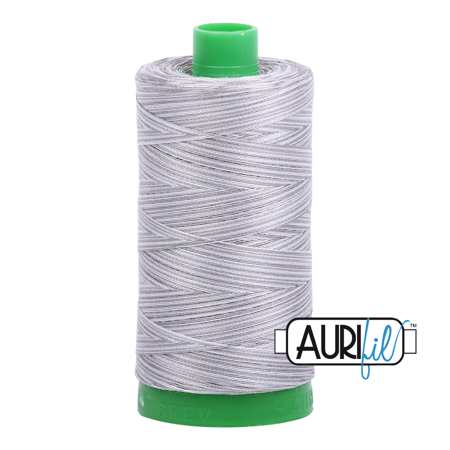 Aurifil 40 4670 Silver Fox Large Spool 1000m