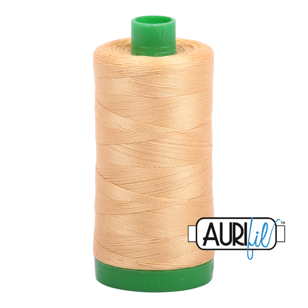 Aurifil 40 5001 Ocher Yellow Large Spool 1000m