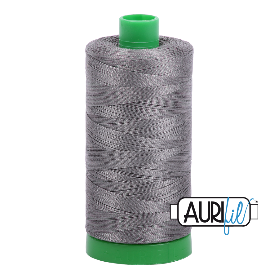 Aurifil 40 5004 Grey Smoke Large Spool 1000m