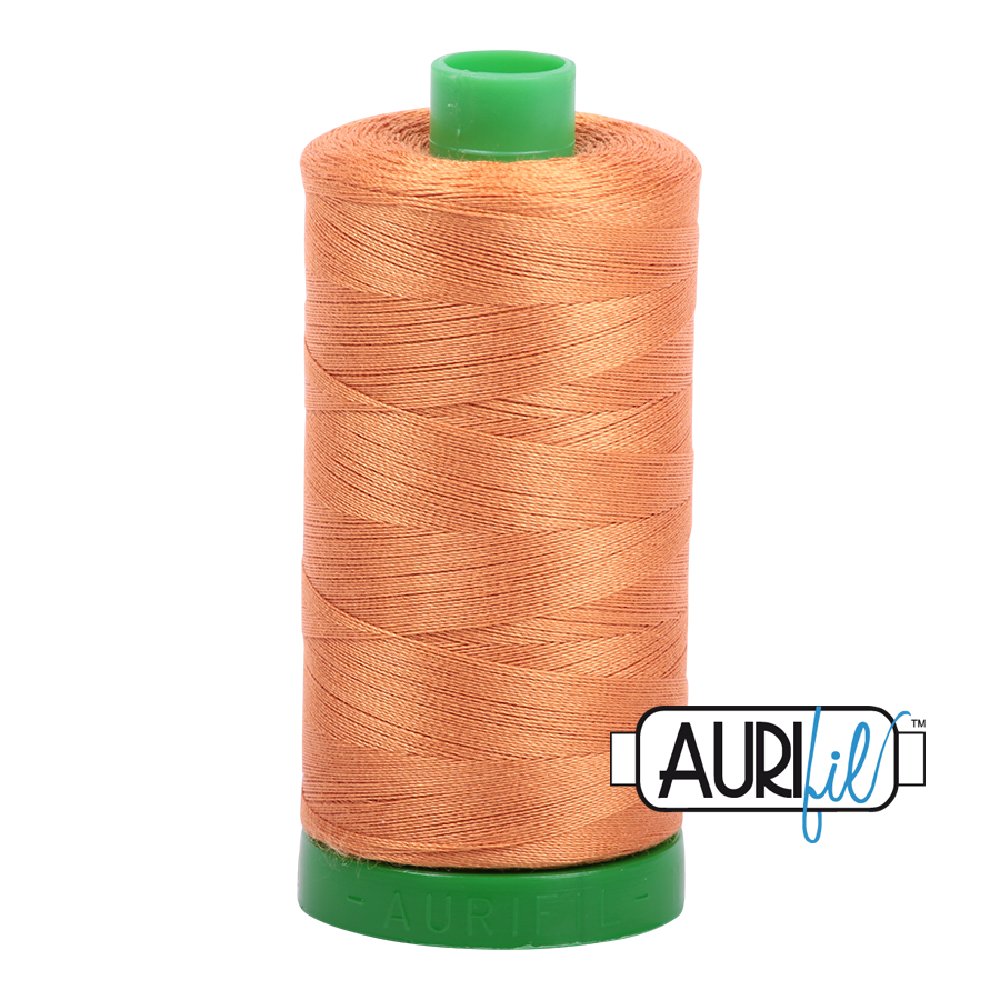 Aurifil 40 5009 Medium Orange Large Spool 1000m