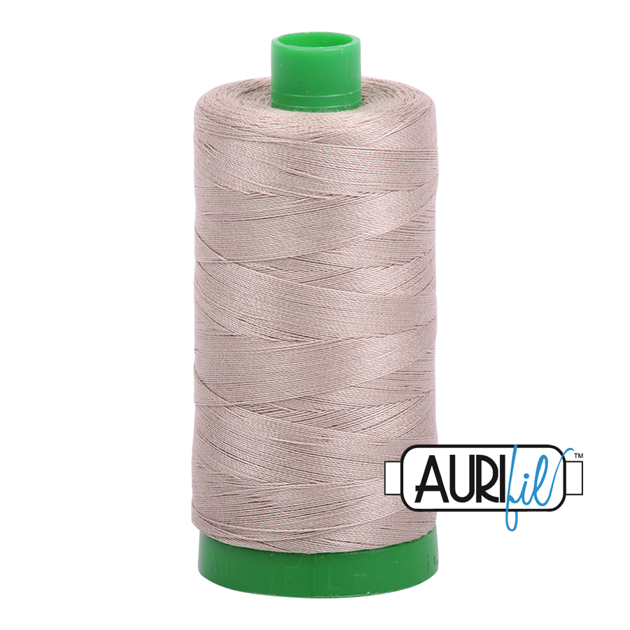 Aurifil 40 5011 Rope Beige Large Spool 1000m