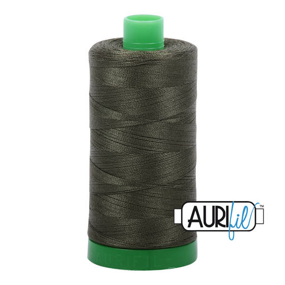 Aurifil 40 5012 Dark Green Large Spool 1000m