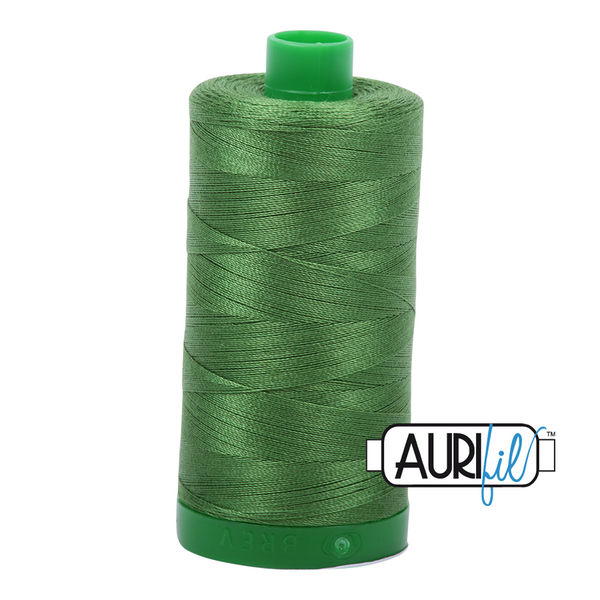 Aurifil 40 5018 Dark Grass Green Large Spool 1000m