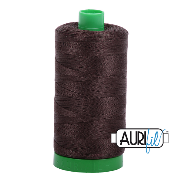 Aurifil 40 5024 Dark Brown Large Spool 1000m