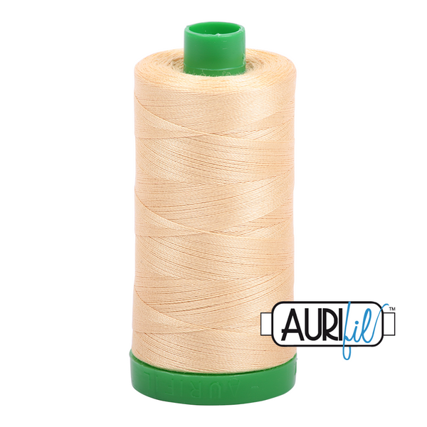 Aurifil 40 6001 Light Caramel Large Spool 1000m