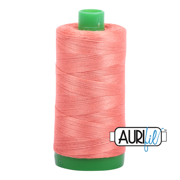 Aurifil 40 6729 Tangerine Dream Large Spool 1000m