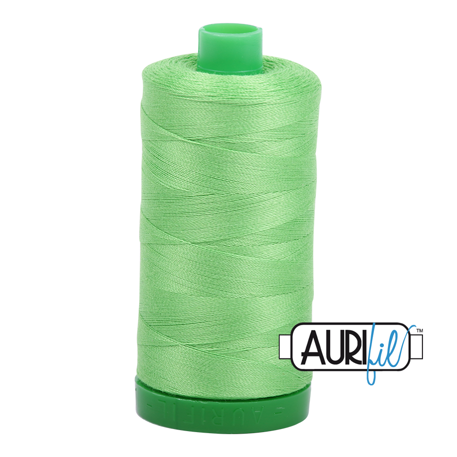 Aurifil 40 6737 Shamrock Green Large Spool 1000m