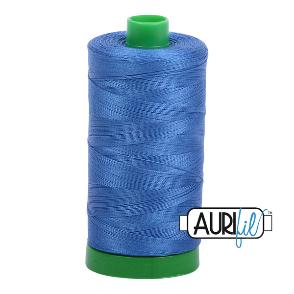 Aurifil 40 6738 Peacock Blue Large Spool 1000m