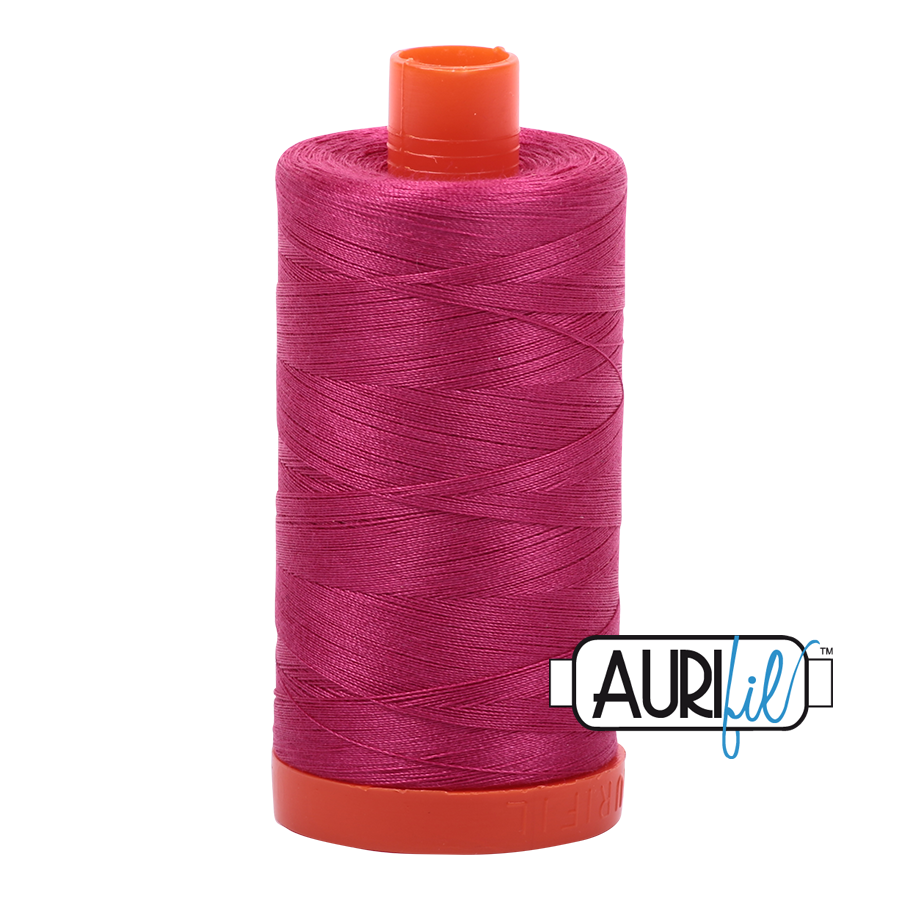 Aurifil 50 1100 Red Plum Large Spool 1300m