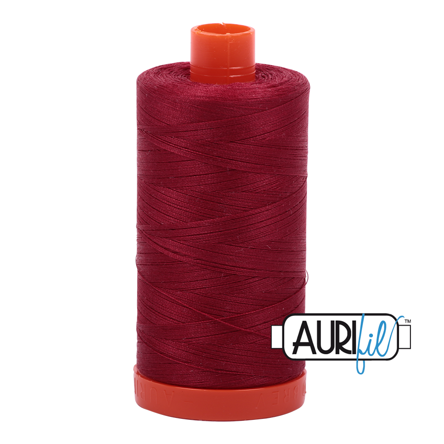 Aurifil 50 1103 Burgundy Large Spool 1300m