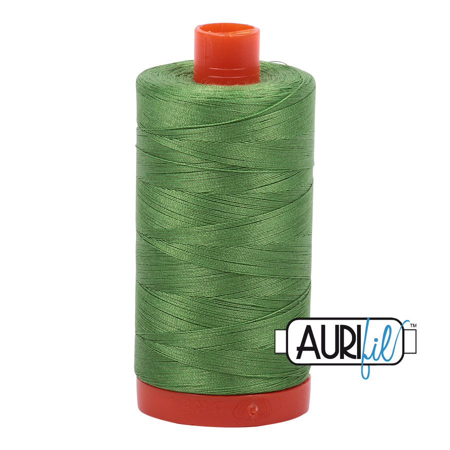 Aurifil 50 1114 Grass Green Large Spool 1300m