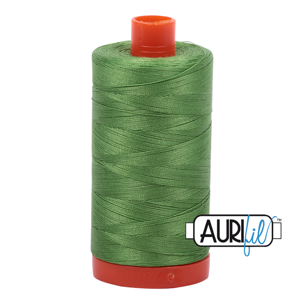 Aurifil 50 1114 Grass Green Large Spool 1300m