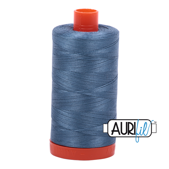 Aurifil 50 1126 Blue Grey Large Spool 1300m