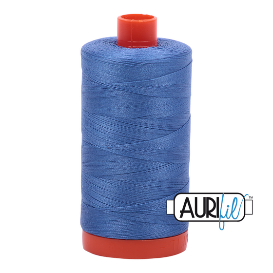 Aurifil 50 1128 Light Blue Violet Large Spool 1300m