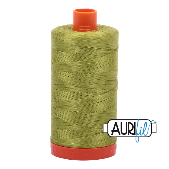 Aurifil 50 1147 Light Leaf Green Large Spool 1300m