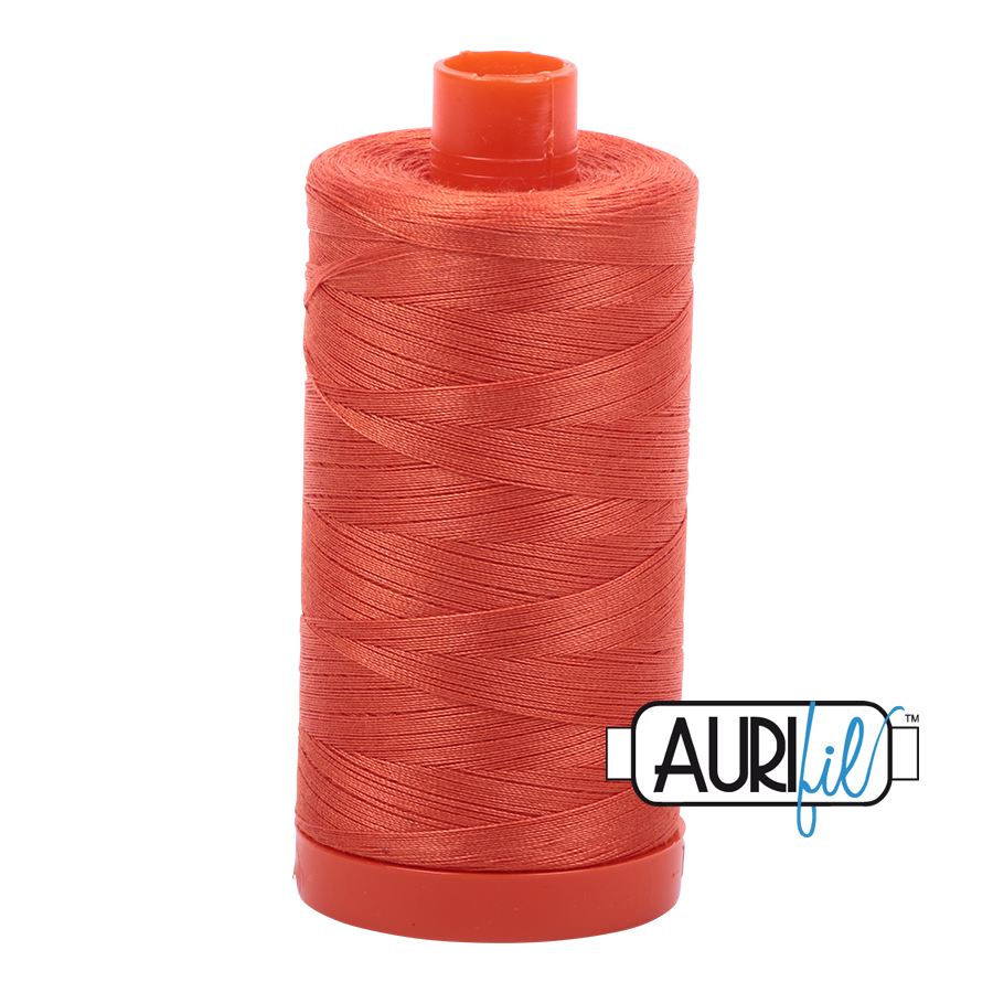 Aurifil 50 1154 Dusty Orange Large Spool 1300m