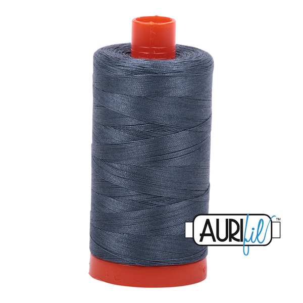 Aurifil 50 1158 Medium Grey Large Spool 1300m