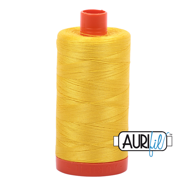 Aurifil 50 2120 Canary Large Spool 1300m