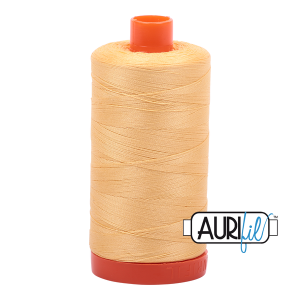 Aurifil 50 2130 Medium Butter Large Spool 1300m