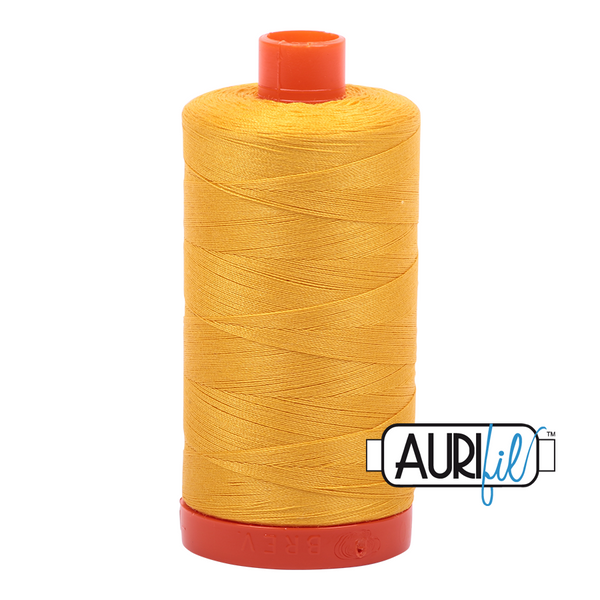 Aurifil 50 2135 Yellow Large Spool 1300m