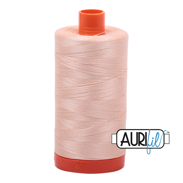 Aurifil 50 2205 Apricot Large Spool 1300m