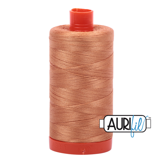 Aurifil 50 2210 Caramel Large Spool 1300m