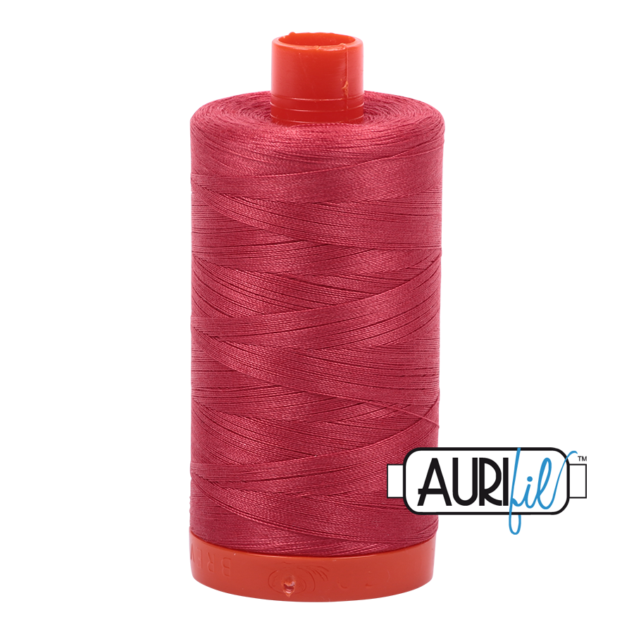 Aurifil 50 2230 Red Peony Large Spool 1300m